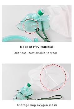 Amazon.com: 2PCS Non-Rebreather Oxygen Mask with Reservoir